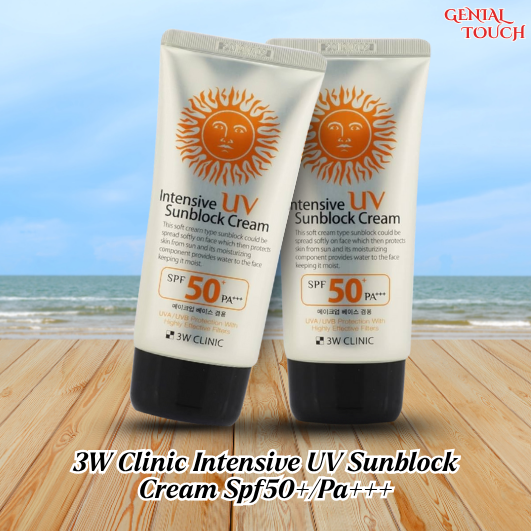 3W Clinic Intensive UV Sunblock Cream SPF50+/PA+++