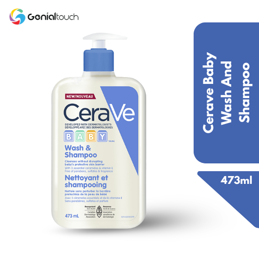 Cerave Baby Wash And Shampoo 473 ml