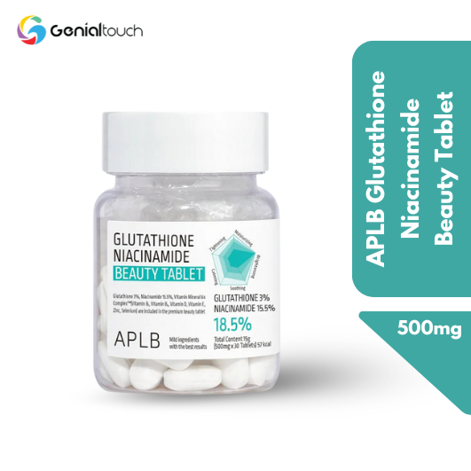 APLB Glutathione Niacinamide Beauty Tablet 500mg x 30 Tablets