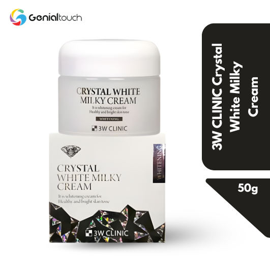 3W CLINIC Crystal White Milky Cream (50 Gm)