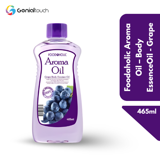 Foodaholic Aroma Oil – Body Essence Oil 465ml -Grape