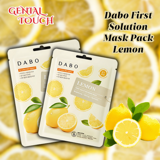 Dabo First Solution Mask Pack (Lemon)