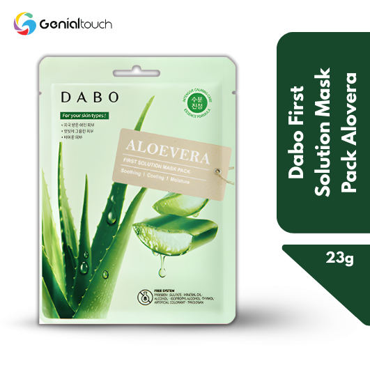 Dabo First Solution Mask Pack Aloe Vera (Sheet Mask) 23 g